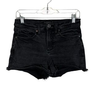 Silver Jeans Women's Black Not Your Boyfriend's Jean Shorts Size 27